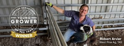 Young Grower of the Year 2023 Winner Robert Arvier 